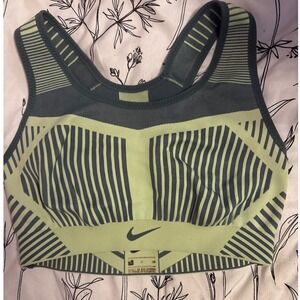Nike Fe/Nom Lime Green Flyknit RARE & HTF‎ Sports Bra, Size Small